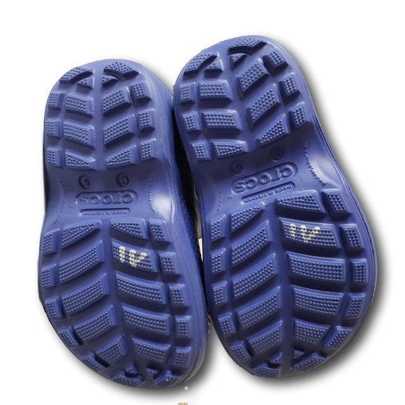 Crocs Kids rain boots blue . size "C 6" - Picture 7 of 8